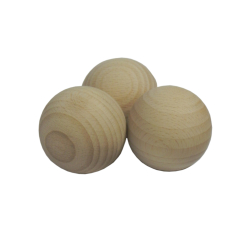 Kula drewniana do torów wyścigowych z logo